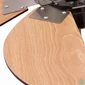 Kép 2/3 - TOO FANC-76-300-WOOD mennyezeti ventilátor LED világítással 76cm