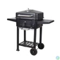 Kép 2/8 - TOO BG-200B fekete BBQ faszenes grillkocsi két oldalsó asztallal