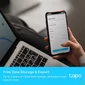 Kép 9/10 - TP-Link Tapo T315 fehér okos hőmérséklet és páratartalom jelző