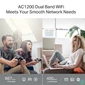 Kép 4/8 - TP-Link Archer A64 AC1200 fekete vezeték nélküli MU-MIMO Wi-Fi router