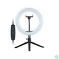 Kép 1/7 - Tracer TRAOSW46747 Ring Light 10 W/26 cm/600-1300 lm/gyűrűs LED lámpa mini állvánnyal