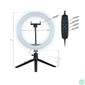 Kép 3/7 - Tracer TRAOSW46747 Ring Light 10 W/26 cm/600-1300 lm/gyűrűs LED lámpa mini állvánnyal