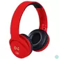 Kép 1/3 - Trevi DJ 601 M piros mikrofonos sztereó fejhallgató