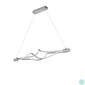 Kép 1/4 - TRIO 379890307 Loop 9W 850lm 3000 + 5000K nikkel függesztett lámpatest
