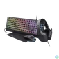 Kép 1/12 - Trust GXT792 Quadrox 4in1 gamer csomag - billentyűzet,egér,egérpad és headset