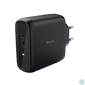 Kép 1/10 - Trust 25380 Maxo 65W 2P USB-C fekete töltő adapter