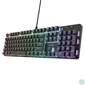 Kép 1/4 - Trust 25683 GXT 871 Zora HUN fekete mechanikus gamer billentyűzet