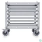 Kép 3/5 - Ubiquiti U-Rack-6U-TL 19" 6U 460mm mély nyitott Mini Rack