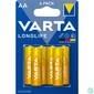 Kép 2/10 - VARTA 4106101436 Longlife AA (LR06) alkáli ceruzaelem 6db/bliszter