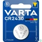 Kép 1/4 - VARTA 6430112401 CR2430 lítium gombelem 1db/bliszter