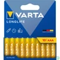 Kép 2/2 - VARTA 4103101761 Longlife AAA mikroceruza elem 10db/bliszter