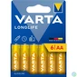 Kép 2/2 - VARTA 4106101736 Longlife AA ceruzaelem 6db/bliszter