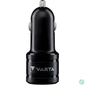 Kép 2/5 - Varta 57931101401 4,8A univerzális 2xUSB fekete autós töltő Micro USB kábellel