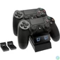 Kép 2/9 - Venom VS2732 PS4 fekete dupla töltőállomás