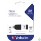Kép 4/4 - Verbatim 49822 Store `n` Stay 32GB USB 2.0 nano Flash Drive + adapter