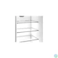 Kép 3/8 - Whirlpool WHK 25364 XP4E, alulfagyasztós, Hűtő:210L, Fagyasztó:106L, Total No frost hűtőszekrény