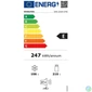 Kép 8/8 - Whirlpool WHK 25364 XP4E, alulfagyasztós, Hűtő:210L, Fagyasztó:106L, Total No frost hűtőszekrény