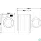 Kép 4/5 - Whirlpool FFB 8489 WV EE fehér, elöltöltős, max.1400ford., 8 kg, mosógép