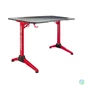 Kép 1/5 - White Shark FIRE SHADOW fekete-piros gamer asztal