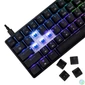 Kép 3/11 - White Shark SHINOBI 2 GK-004123B/BL-HU HUN fekete mechanikus (blue switch) gamer billentyűzet