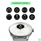 Kép 3/10 - Withings HWA11-model 3 ScanWatch Light 37mm fehér okosóra