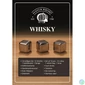 Kép 5/7 - WoMa fekete bársonyzacskóval és csipesszel 12 db-os rozsdamentes acél whisky jégkocka készlet fadobozban