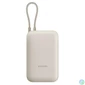 Kép 1/6 - Xiaomi BHR9072GL 10000mAh (integrált kábel) világosbarna power bank