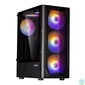 Kép 2/4 - Zalman N4 REV.1 fekete (táp nélküli) ablakos ATX ház