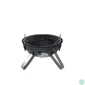 Kép 7/7 - Barbecook BC-SMO-5017 Oskar S zománcozott füstölő és grill, fekete, átmérő 40cm
