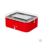 Kép 1/4 - Barbecook BC-CHA-1019 Carlo asztali faszenes grill, piros, 44x33x21cm