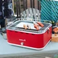 Kép 4/4 - Barbecook BC-CHA-1019 Carlo asztali faszenes grill, piros, 44x33x21cm