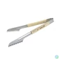 Kép 1/3 - Barbecook BC-ACC-7070 luxus rozsdamentes acél fogó, gumifa nyél, 100% FSC, 40cm