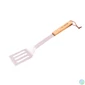 Kép 1/3 - Barbecook BC-ACC-7071 rozsdamentes acél forgató lapát, gumifa nyél, 100% FSC, 46cm