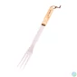 Kép 1/3 - Barbecook BC-ACC-7072 rozsdamentes acél grill villa, gumifa nyél, 100% FSC, 46cm