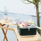 Kép 3/4 - Barbecook BC-CHA-1018 Carlo asztali faszenes grill, zöld, 44x33x21cm