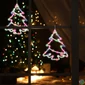Kép 3/4 - Home KID 502 B/M fenyőfa ablakdísz, 35 db színes LED, 3 funkció, kapcsolható