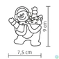 Kép 5/5 - Home KID 322 LED-es ablakdísz, 1 db LED, öntapadós, hóember, színváltó