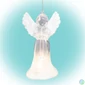 Kép 5/5 - Home CDM16 LED-es dekoráció, 2 féle akril angyal, melegfehér LED