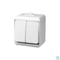 Kép 1/2 - GAO 22031 csillárkapcsoló, kültéri IP44 kivitel, 230 V~ / 50 Hz / 10 A, fehér