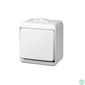 Kép 1/2 - GAO 22041 váltókapcsoló, kültéri IP44 kivitel, 230 V~ / 50 Hz / 10 A, fehér