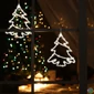 Kép 2/3 - Home KID 502 B/WW fenyőfa ablakdísz, 35 db melegfehér LED, 3 funkció, kapcsolható