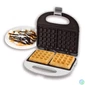 Kép 1/4 - Home HG GS 21 gofrisütő, teljesítmény 750 W, tapadásmentes sütőfelület, egyszerre két gofri készíthető