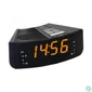 Kép 1/2 - HOME LTCR 02 digitális, LED ébresztőóra rádióval, borostyán sárga kijelző, 10 állomás memória, ébresztés, hálózati tápellátás
