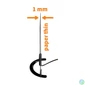 Kép 3/5 - Home FZ 52 DVB-T/T2 szobaantenna erősítővel,  52 dB, FM, VHF, UHF, analóg és digitális jelek vétele, nagy érzékenység, hálózati adapteres tápellátás
