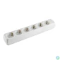 Kép 1/2 - Home NV 06 hálózati elosztó, szerelhető, 6 gyermekvédelemmel ellátott aljzat, falra akasztható, max. 3500W, fehér