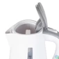 Kép 3/4 - Home HG VF 05 vízforraló, teljesítmény 2000 W, 1,2 literes víztartály, 360°-ban forgatható állvány, rejtett fűtőszál, fehér