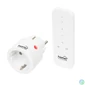 Kép 1/5 - Home TH2311 távirányítható mini hálózati aljzat szett, 2300 W, 1 aljzat + 1 távirányító