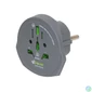 Kép 1/2 - Q2POWER 1.100100-TH utazóadapter, World to Europe, bemeneti feszültség: 100-250 V, 16 A, teljesítmény: 100V-1600W/250V-4000W
