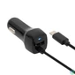 Kép 1/5 - SAL SAU 24C autós USB töltő 2in1, 2 készülék, USB, USB-C, 2,4 A összesen