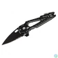 Kép 1/8 - True Utility Smartknife+, TU6869, 15 in 1, mágneses bitfej tartó, kábelcsupaszoló, homokfúvott rozsdamentes acél, 5,5 cm penge